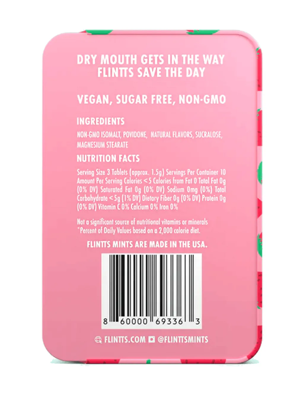 Flintts Mouth Watering Mints Strawberry Magic F225