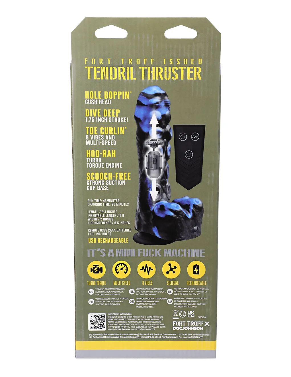 Fort Troff Tendril Thruster Thrusting Dildo