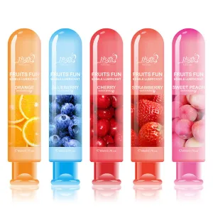 Fruit Flavour | Water - Soluble | Oral Gel | Edible Lubricant | 80ml