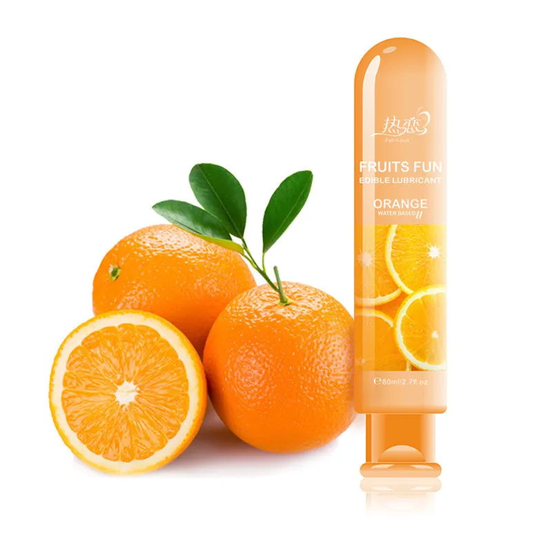 Fruit Flavour | Water - Soluble | Oral Gel | Edible Lubricant | 80ml