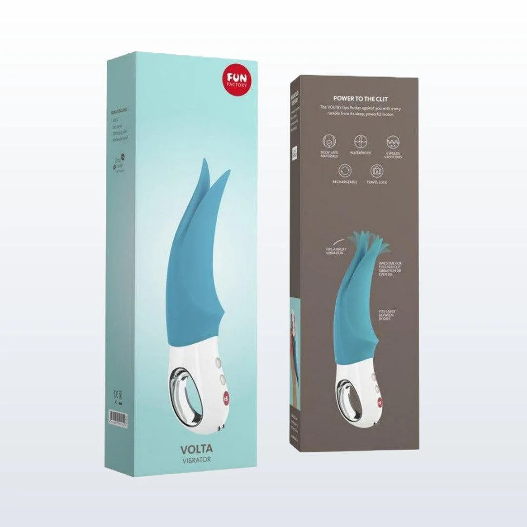 Fun Factory Volta Clit Vibrator - Petrol Blue
