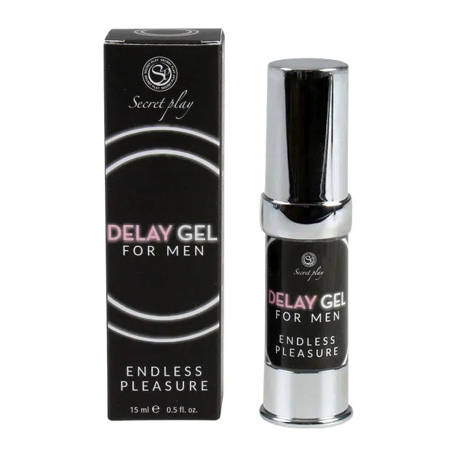Gel SECRET PLAY Delay Gel For Men - Endless Pleasure. pentru întârzierea ejaculării și orgasm intens. 15 ml