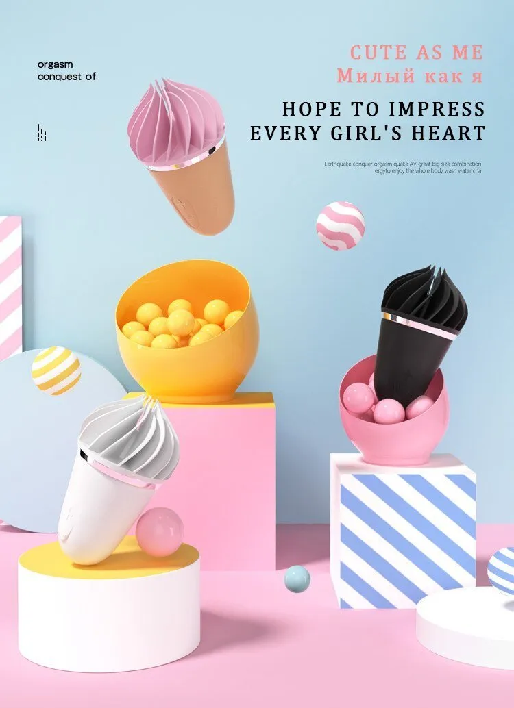 Germany Satisfyer Sweet Treat Ice Cream Cone Sex Vibrator Toys