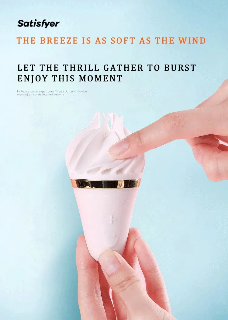 Germany Satisfyer Sweet Treat Ice Cream Cone Sex Vibrator Toys