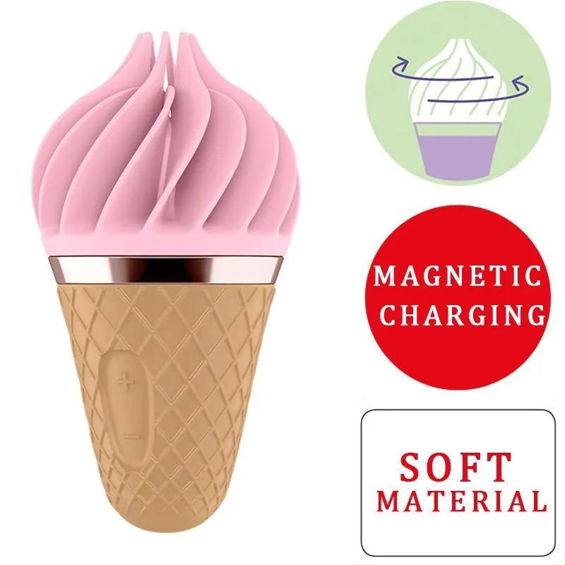 Germany Satisfyer Sweet Treat Ice Cream Cone Sex Vibrator Toys