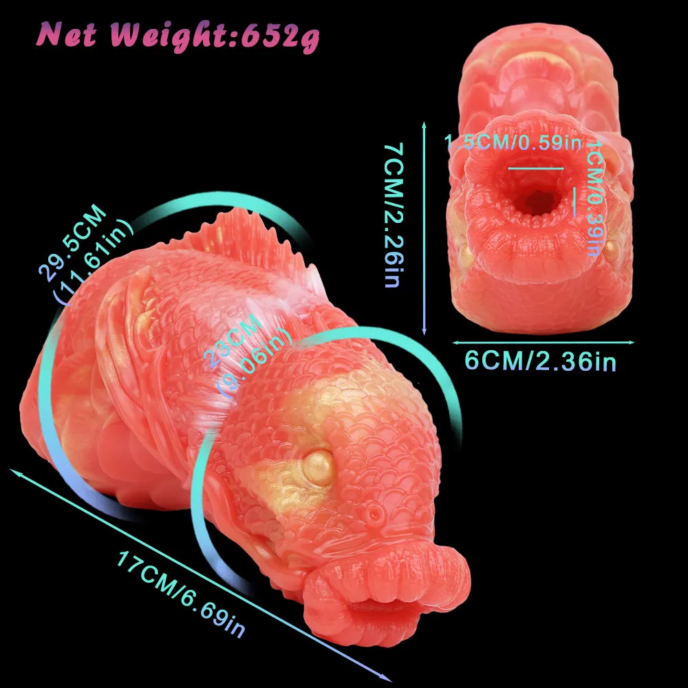 Goldfish Pocket Pussy Men Masturbation Cup - Realistic On-the-Go Pleasure Male Masturbator