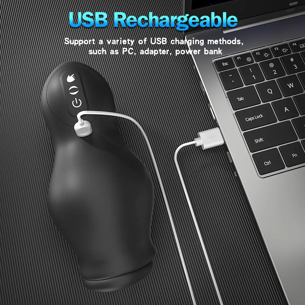 Handheld Blowjob Male Masturbator - Vacuum Sucking Penis Masturbation Vibrator Sex Toys for Men
