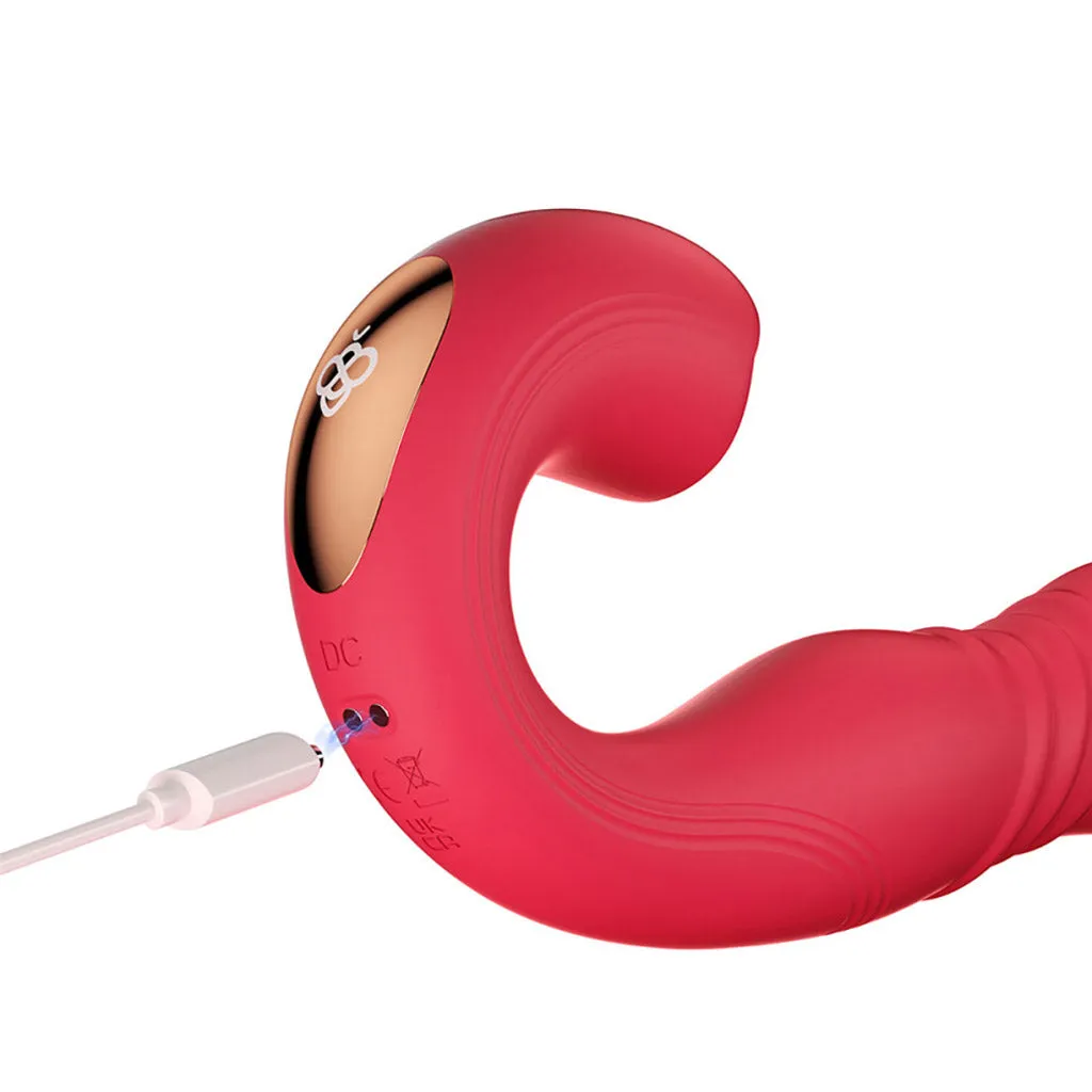 Honey Play Box Joi Rotating Head G-Spot Vibrator. Maroon