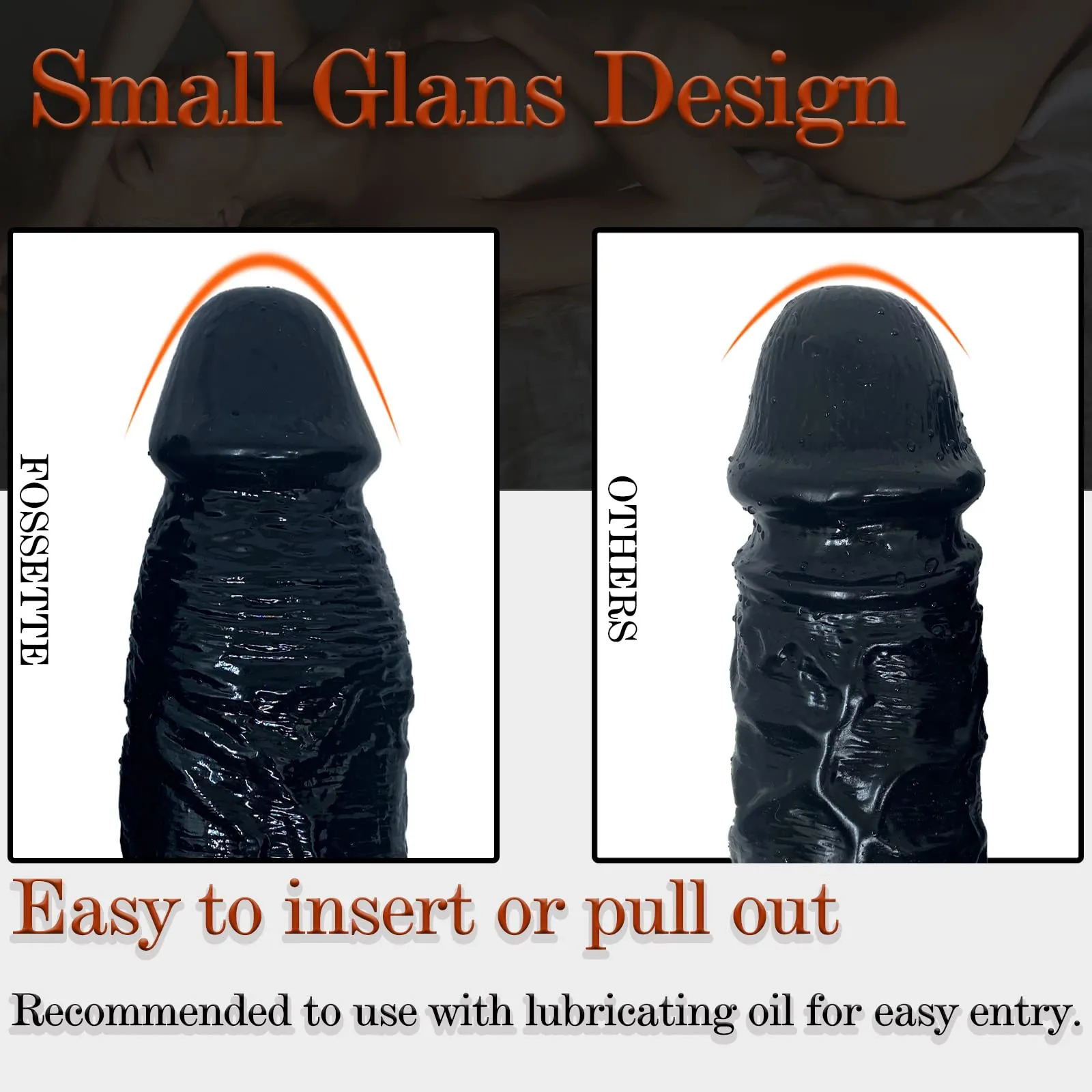 Huge Black Dildo Butt Plug - 13-inch Long Strapless Realistic Anal Dildo Silicone Sex Toy