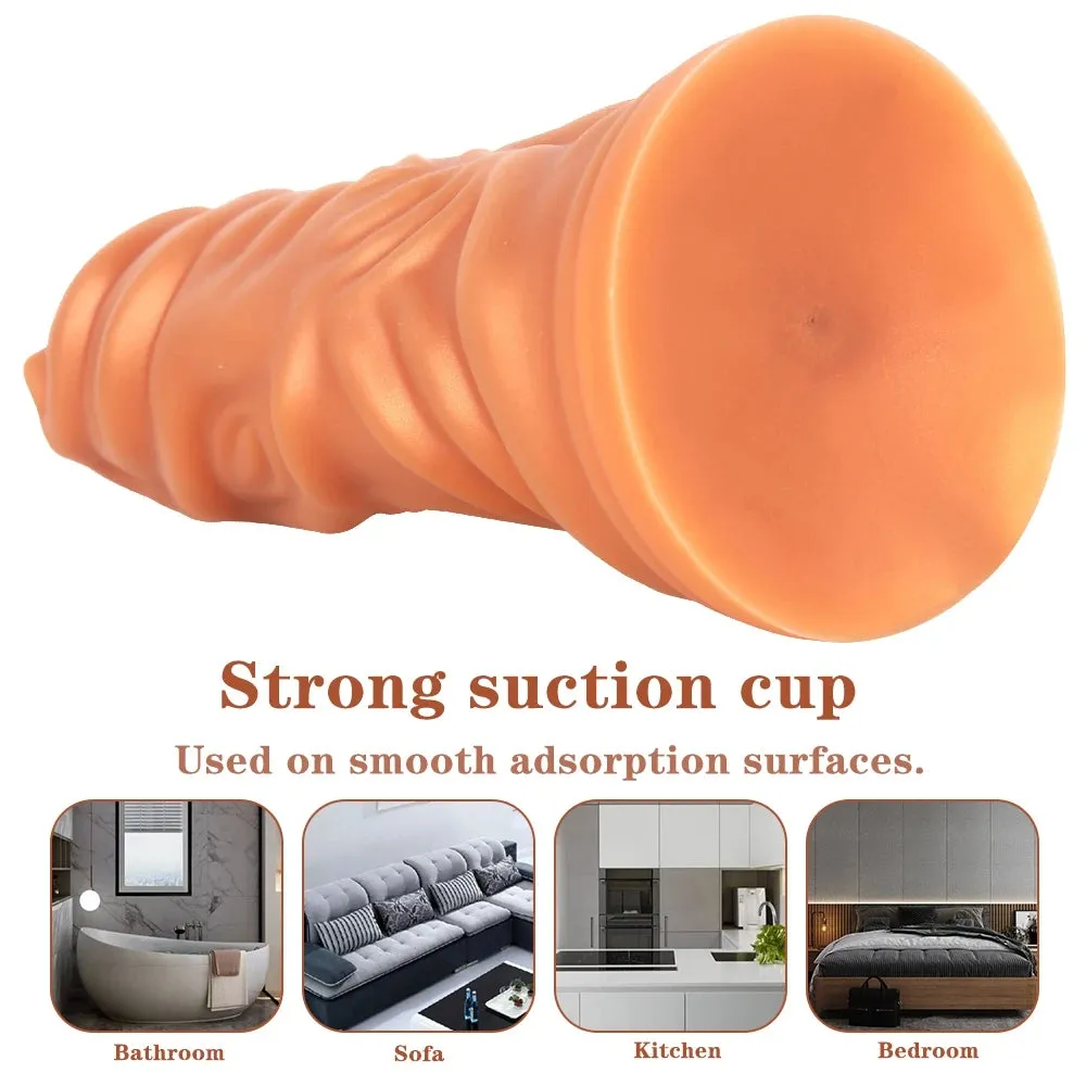 Huge Monster Dildo Butt Plug - Exotic Fantasy Dildos Suction Cup Male Female Sex Toy