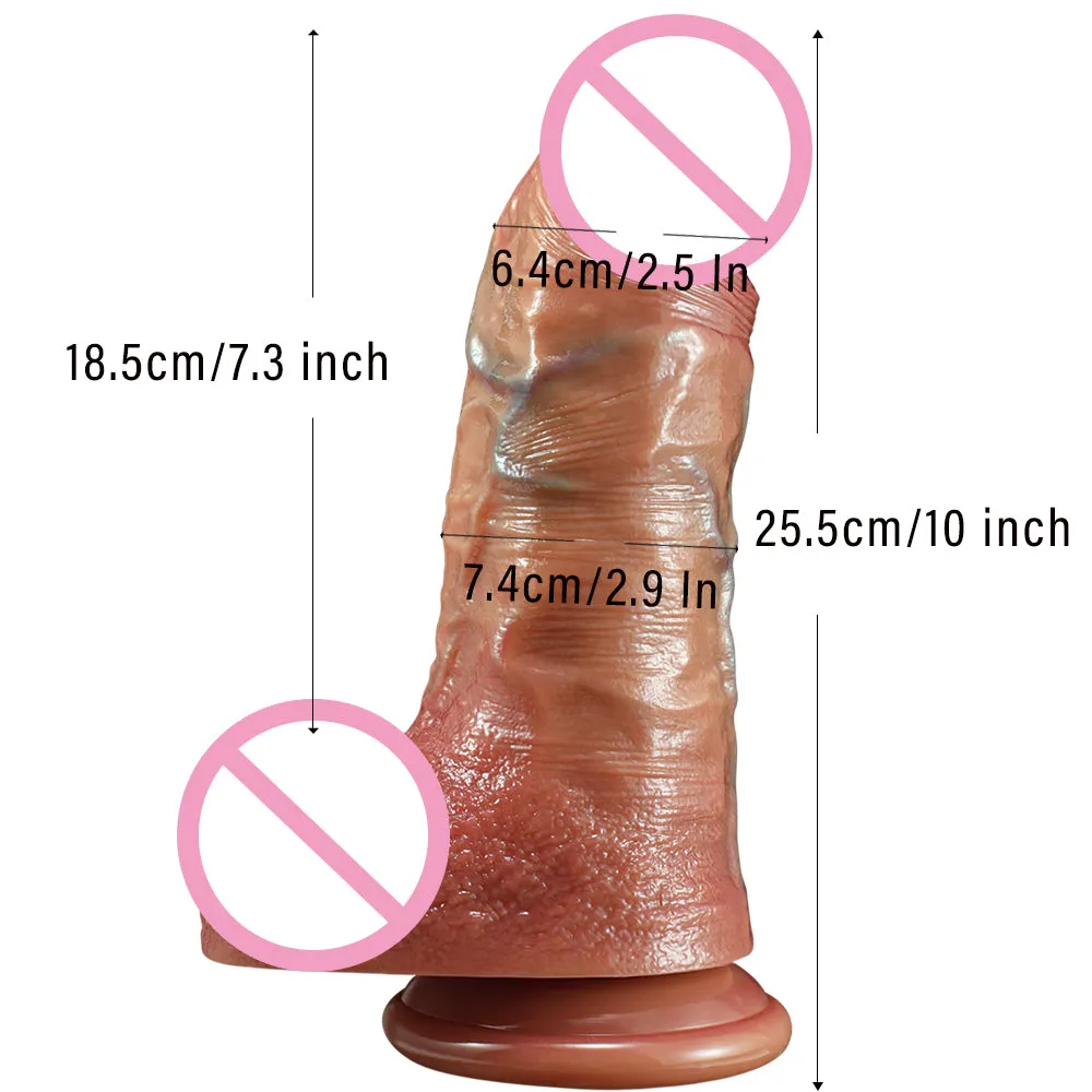 Huge Realistic Dildo Butt Plug - Big Girth Monster Dildos G Spot Prostate Anal Toy