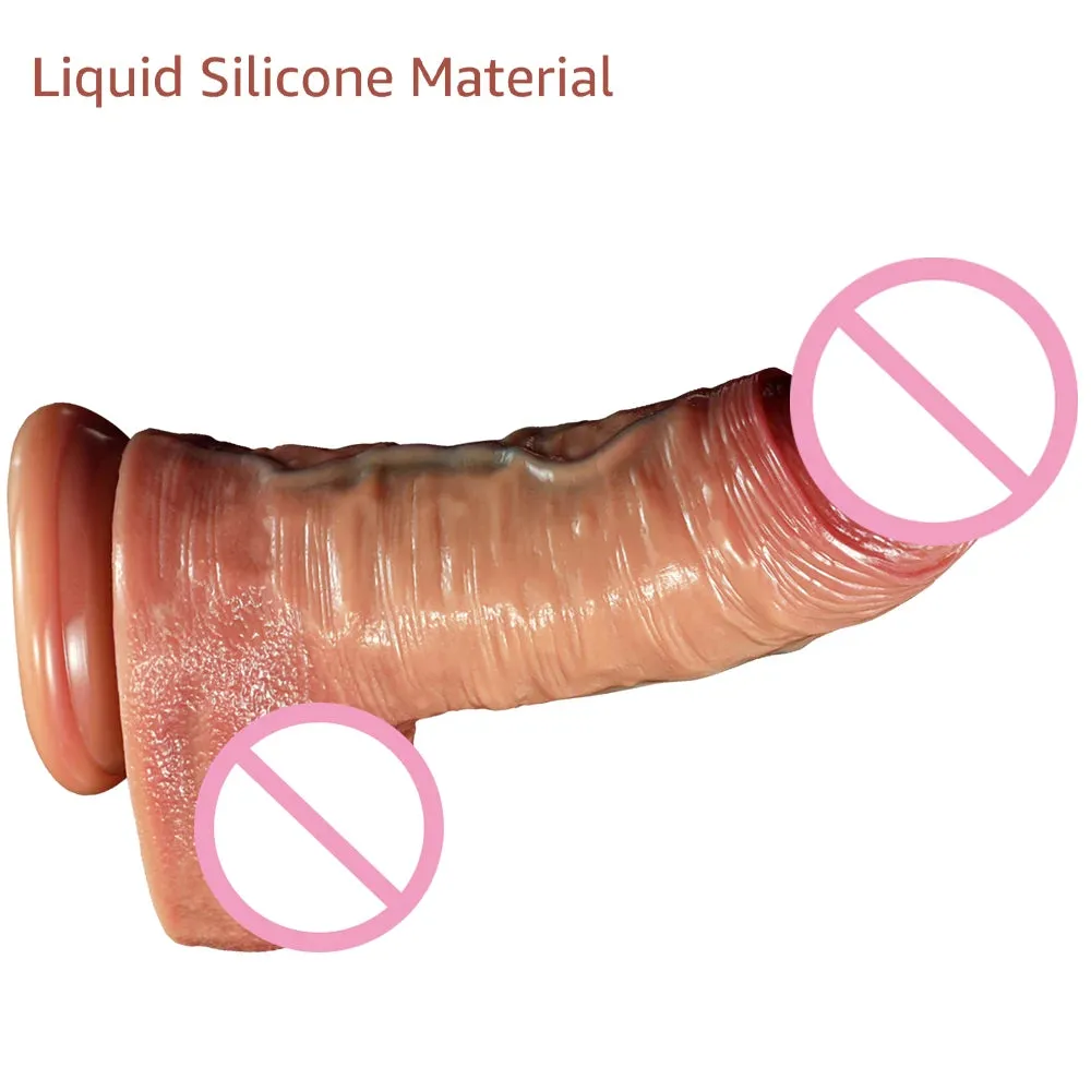 Huge Realistic Dildo Butt Plug - Big Girth Monster Dildos G Spot Prostate Anal Toy