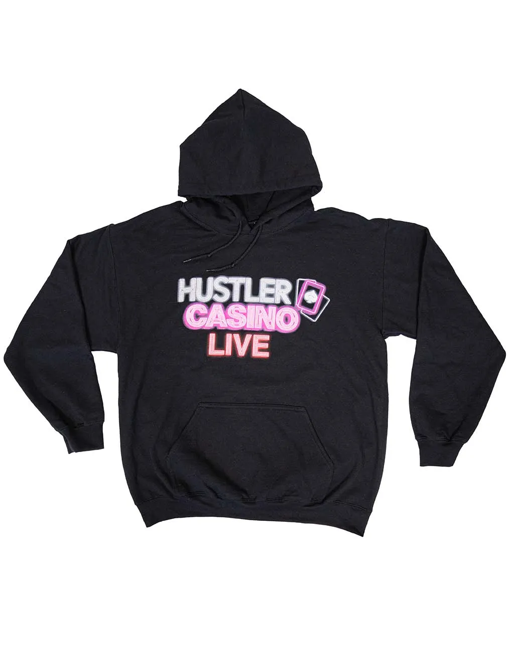 HUSTLER® Casino Neon Live Hoodie