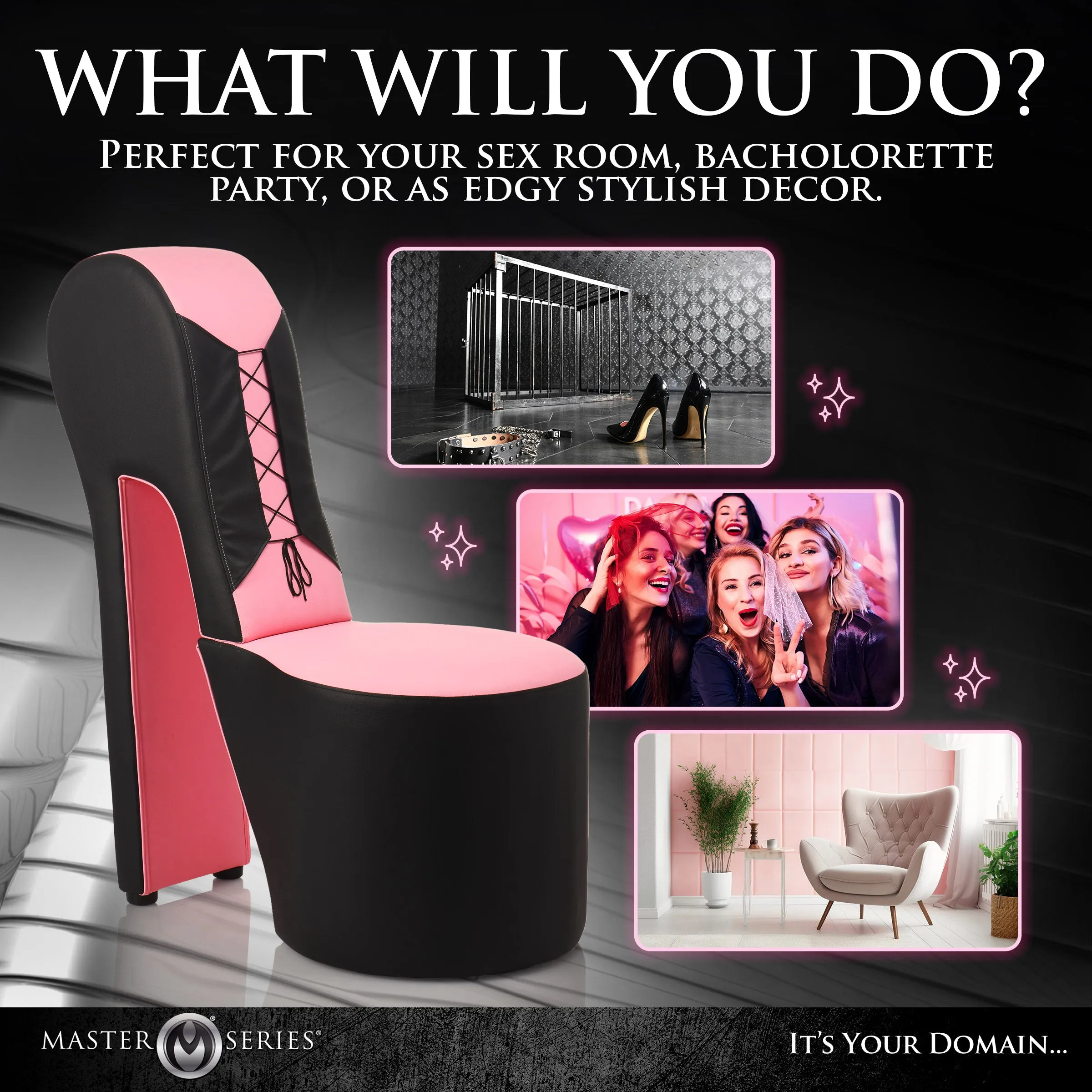 Iconic Stiletto Heel Chair for Sensual Delights