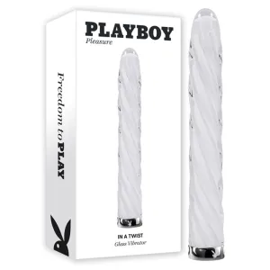 In a Twist Glass Vibrator by Playboy