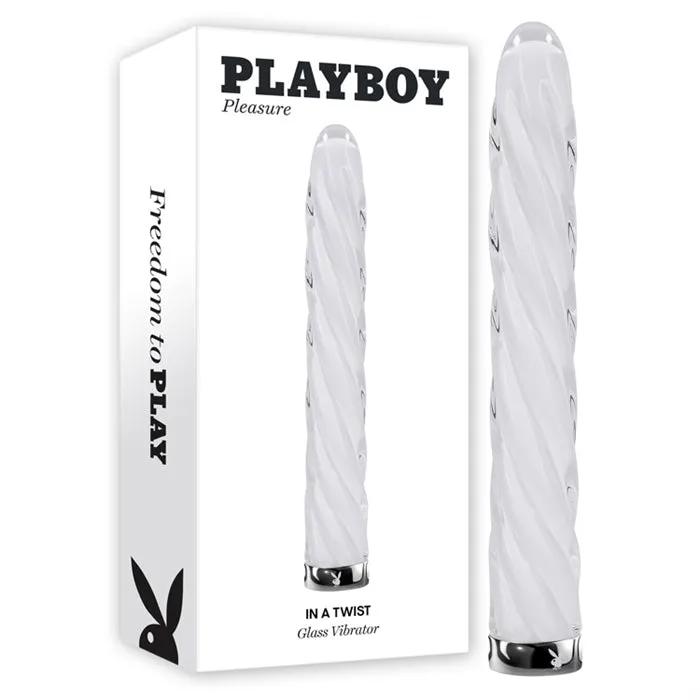 In a Twist Glass Vibrator by Playboy