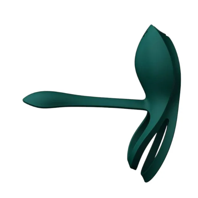 Inel vibrator pentru penis ZALO BAYEK. control prin telecomandă. 8 funcții de vibrație. din silicon moale. verde smarald