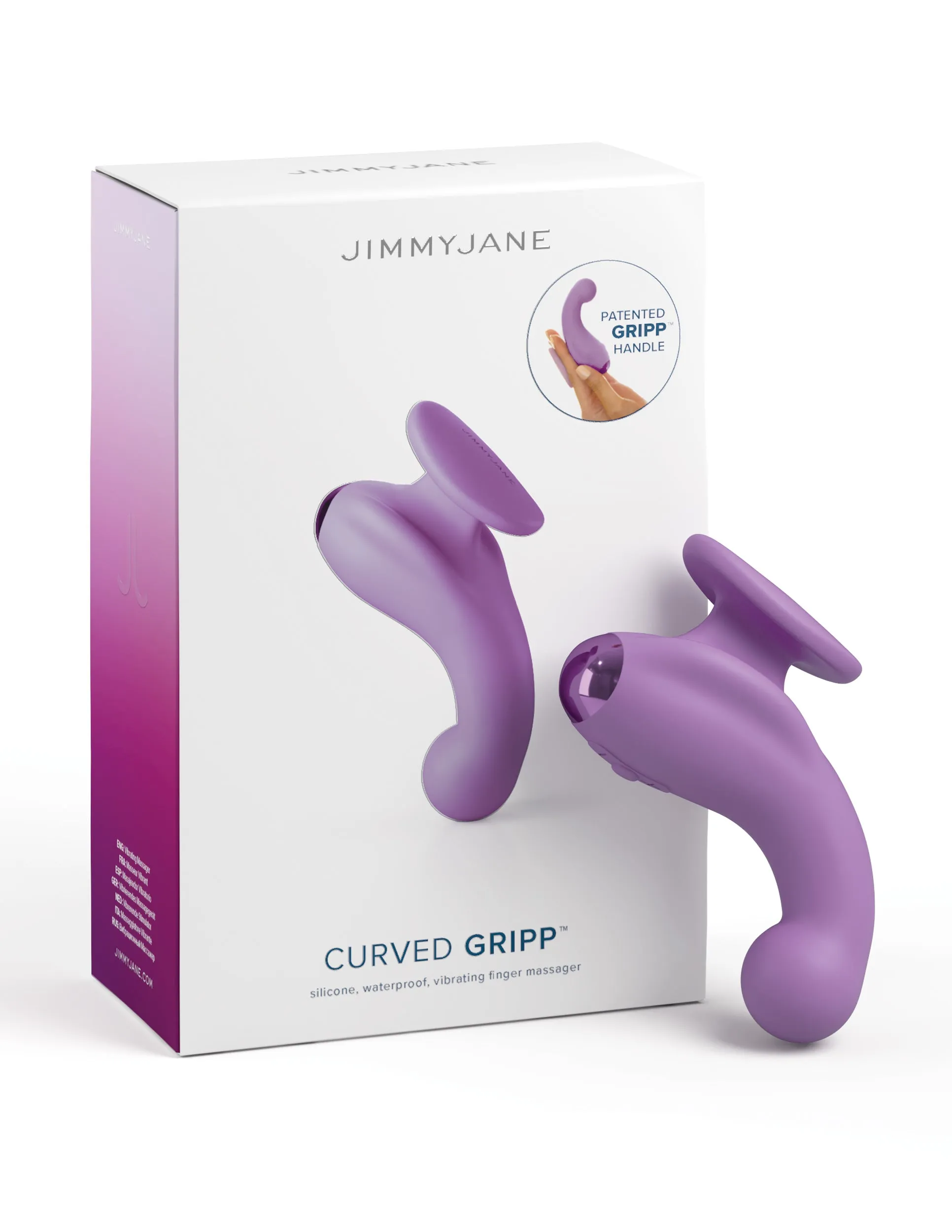 Jimmyjane Curved Gripp Ergonomic External Vibrator