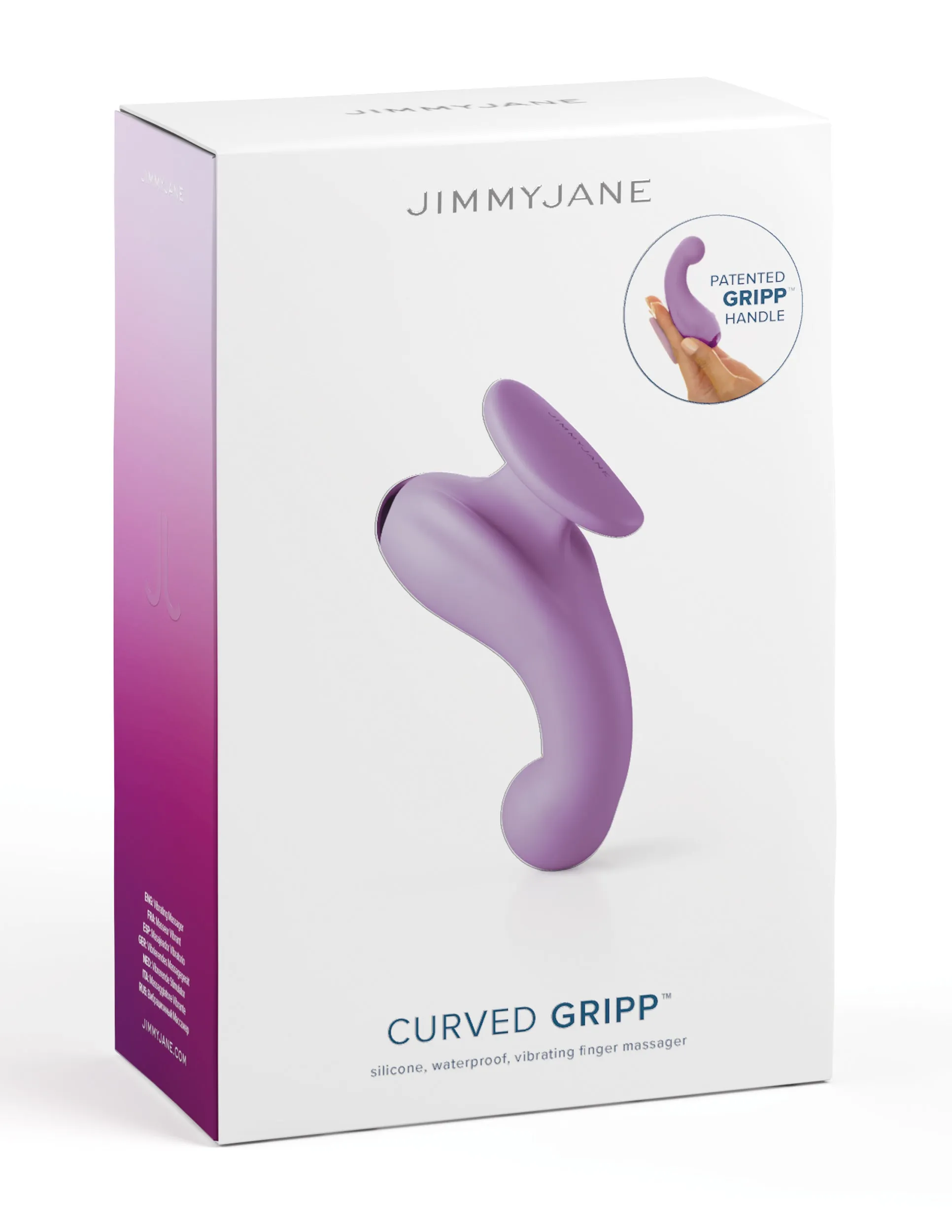 Jimmyjane Curved Gripp Ergonomic External Vibrator