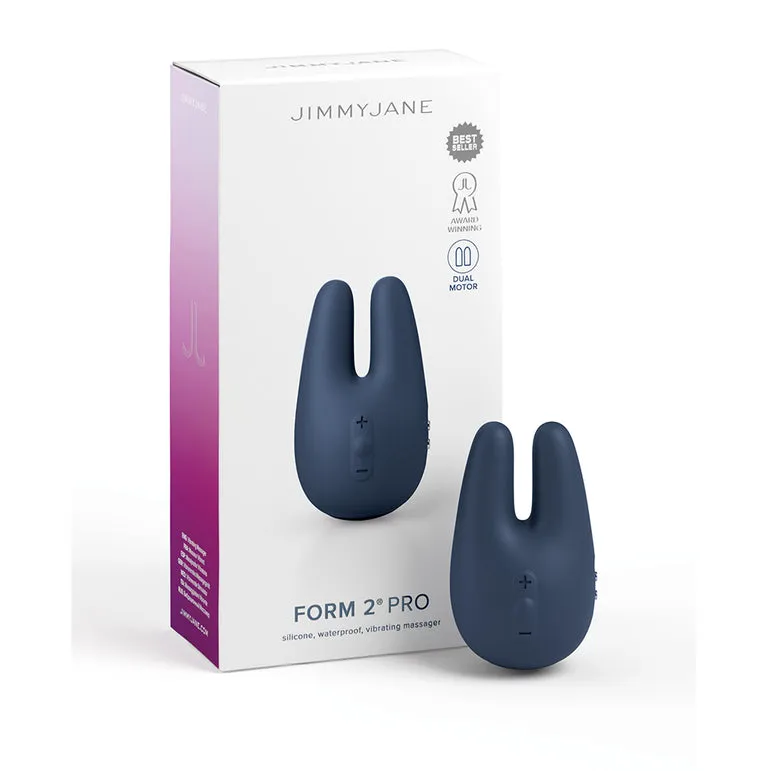 JimmyJane Form 2 Pro Dual Motor External Vibrator - Slate (Damaged Box)