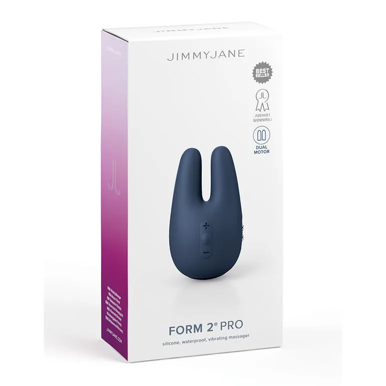 JimmyJane Form 2 Pro Dual Motor External Vibrator - Slate (Damaged Box)