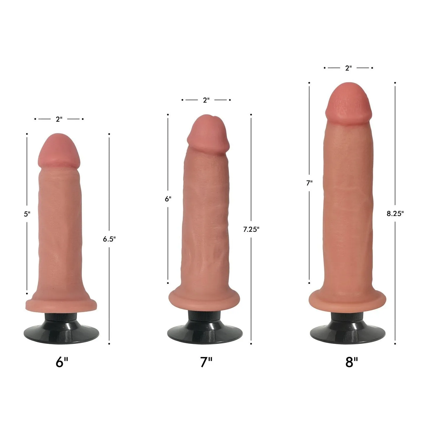 Jock Light Bareskin Vibrating Dildo