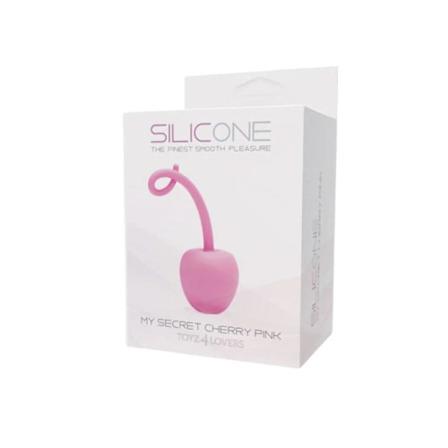 Jucărie erotică TOYZ4LOVERS My Secret Cherry Pink. în formă de cireașă. utilizare vaginală sau anală. din silicon. roz