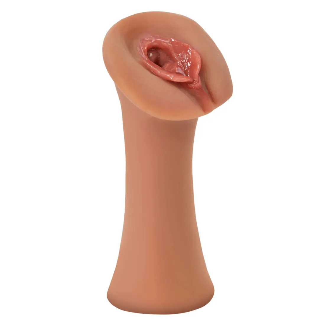 Juicy Snatch Wet Pussy Self Lubricating Masturbator - Caramel