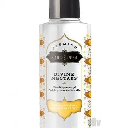 Kama Sutra Divine Nectars Coconut Pineapple Body Glide 5oz
