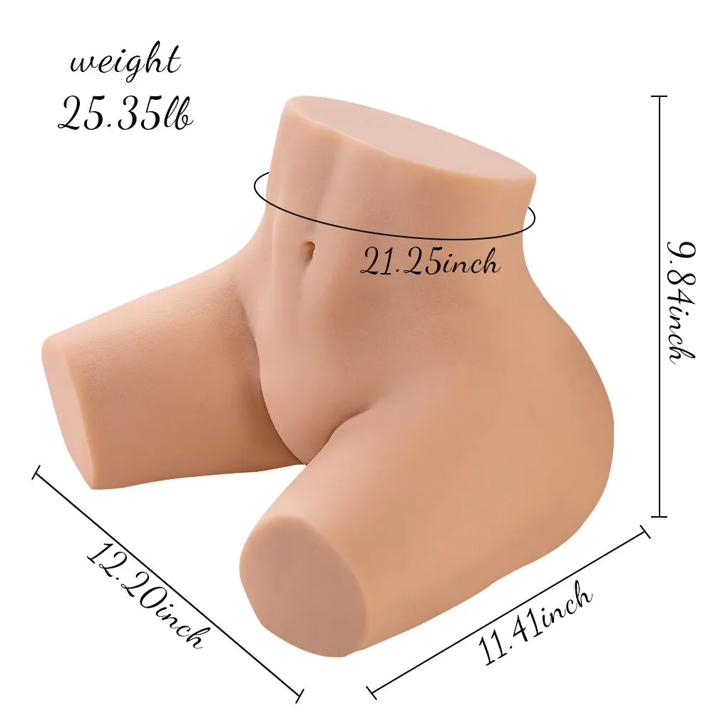 Kim: 25.35lb Life Size Torso Sex Doll Ass