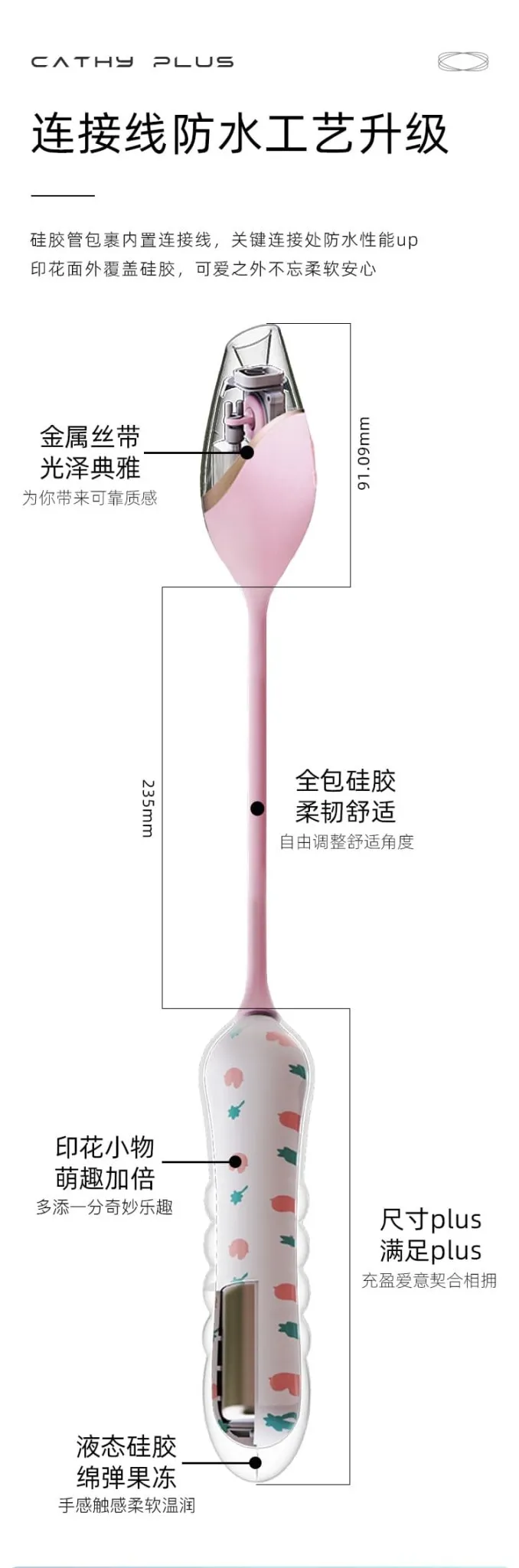 KISSTOY Cathy Plus Suction and Thrust Vibrator