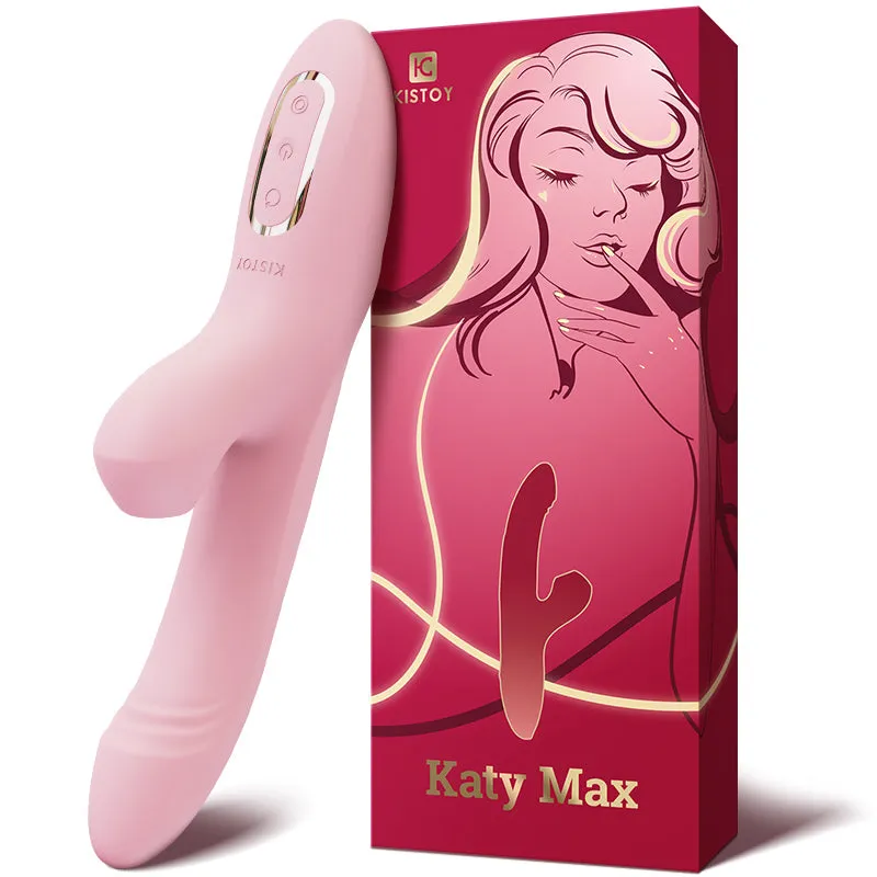 KISTOY Katy Max Rotation & Suction Rabbit Vibrating Dildo