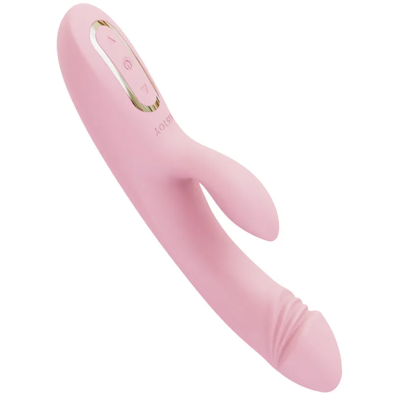 KISTOY Katy Warming Rabbit Vibrating Dildo