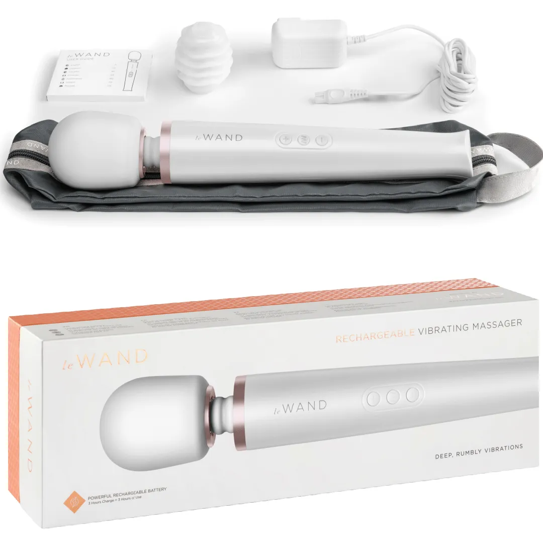 Le Wand Cordless Vibrating Massager - White