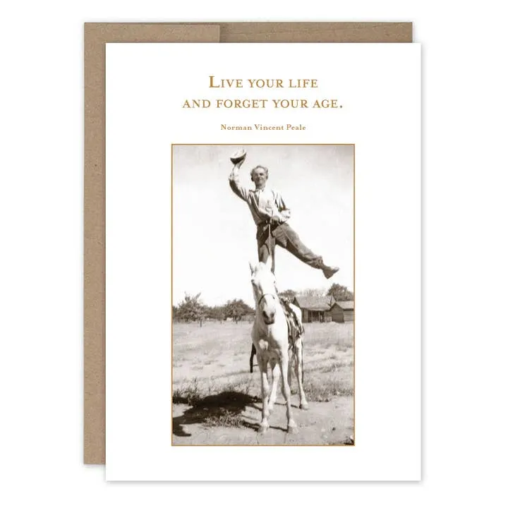 Live Your Life Birthday Card