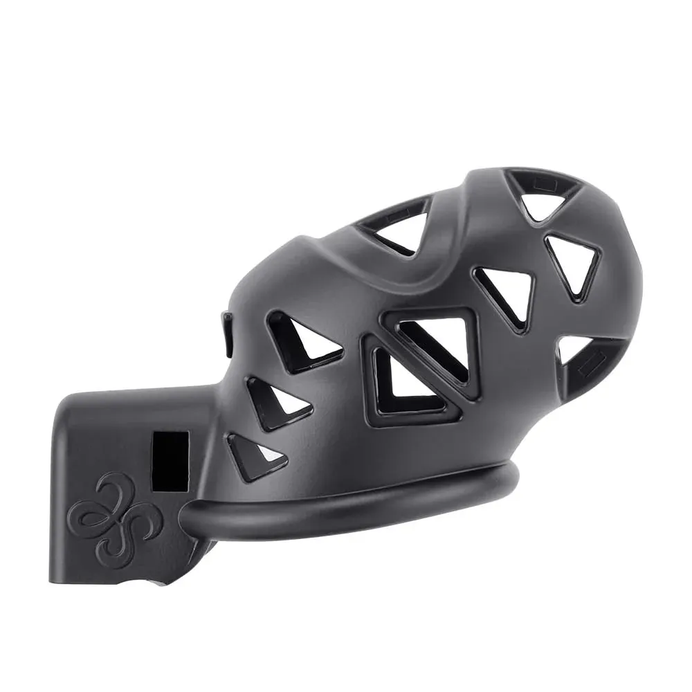 LOCKINK Sevanda Rattlesnake Plastic Male Chastity Cage With Anal Plug