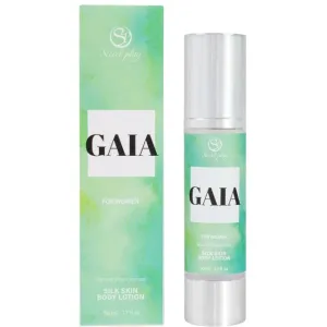Loțiune pentru femei SECRET PLAY GAIA Silky Skin. pentru corp. păr și masaj. cu feromoni. note de citrice și lăcrămioare. 50 ml