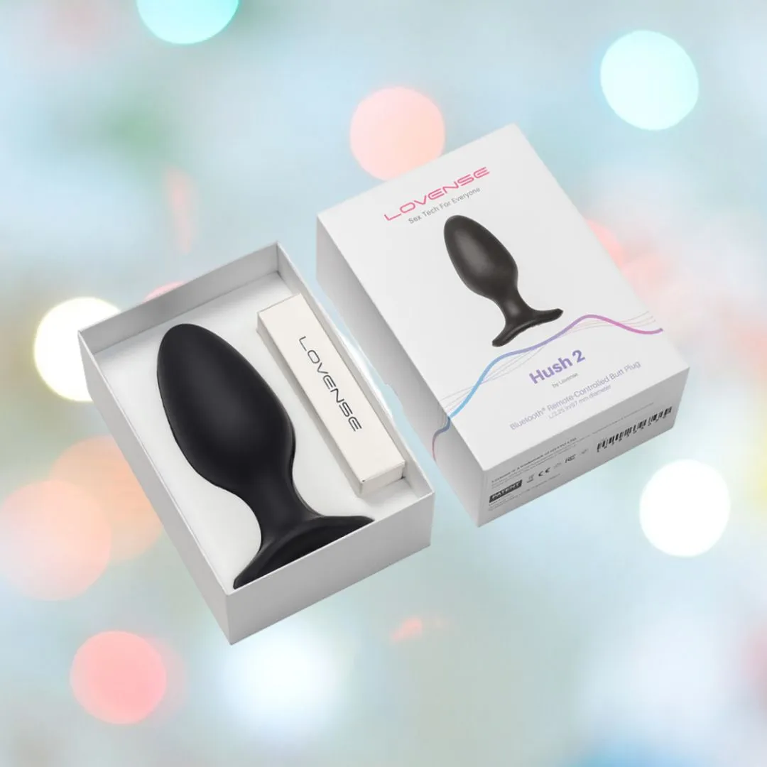 Lovense Hush 2 Vibrating Butt Plug - Large