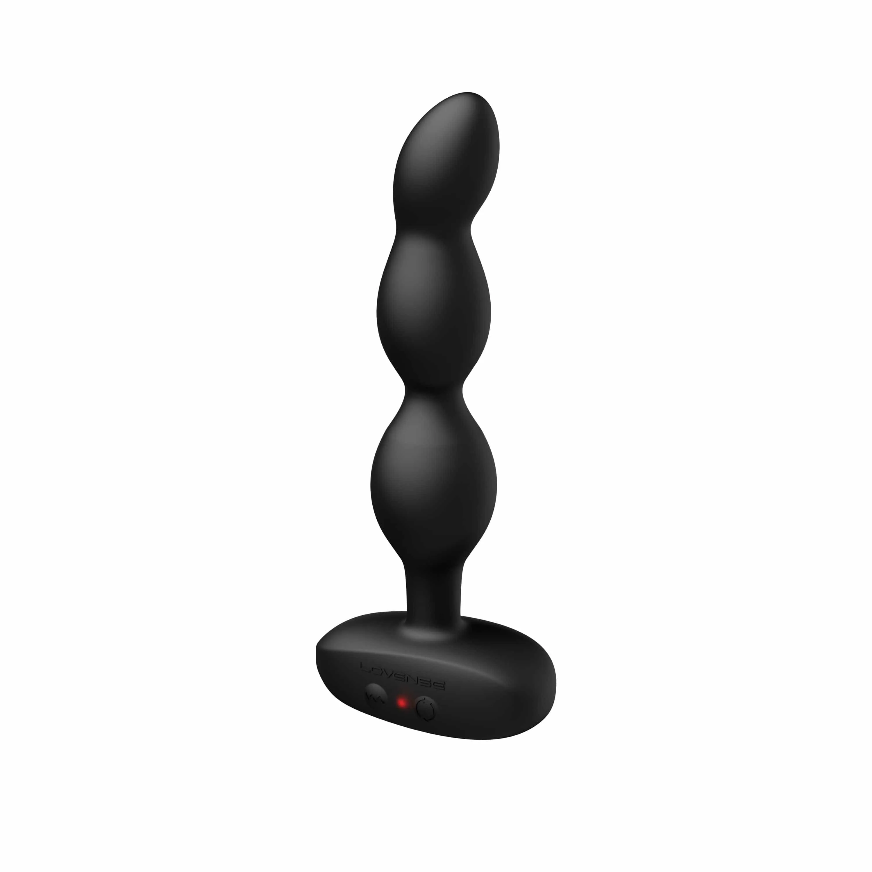 Lovense - Ridge App-Controlled Vibrating Rotating Anal Beads (Black)