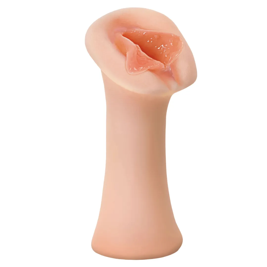 Luscious Lips Wet Pussy Self Lubricating Masturbator - Vanilla