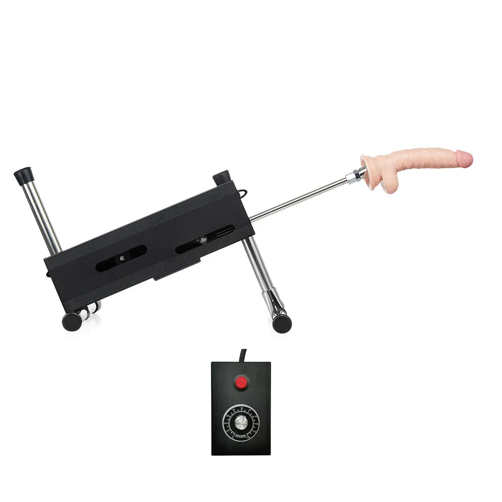 Lustti Best Budget Sex Machine Mini FM18 with 120-Watt Motor. Anti-Rotation Connecting System