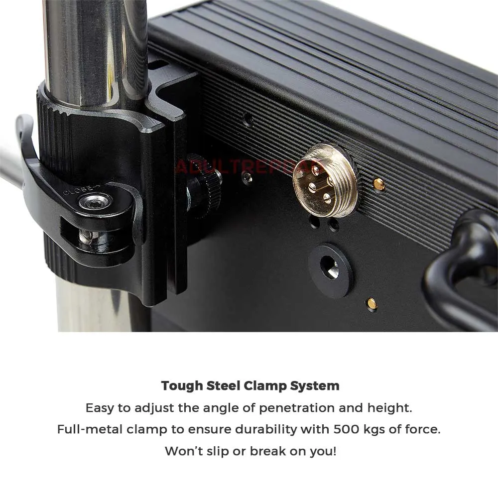 Lustti Best Budget Sex Machine Mini FM18 with 120-Watt Motor. Anti-Rotation Connecting System