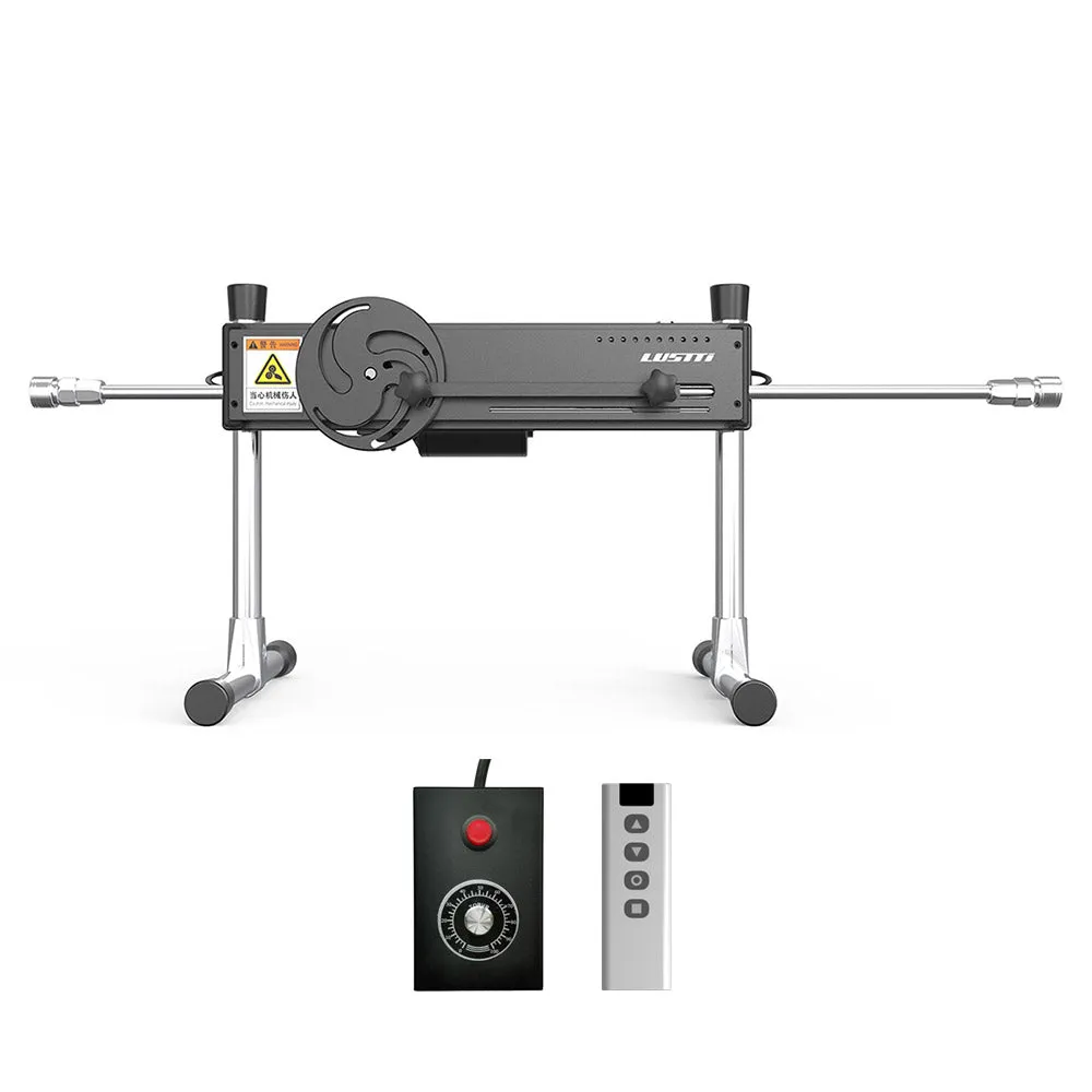 Lustti Bestseller Sex Machine FM18 with 120-Watt Motor. Anti-Rotation Connecting System