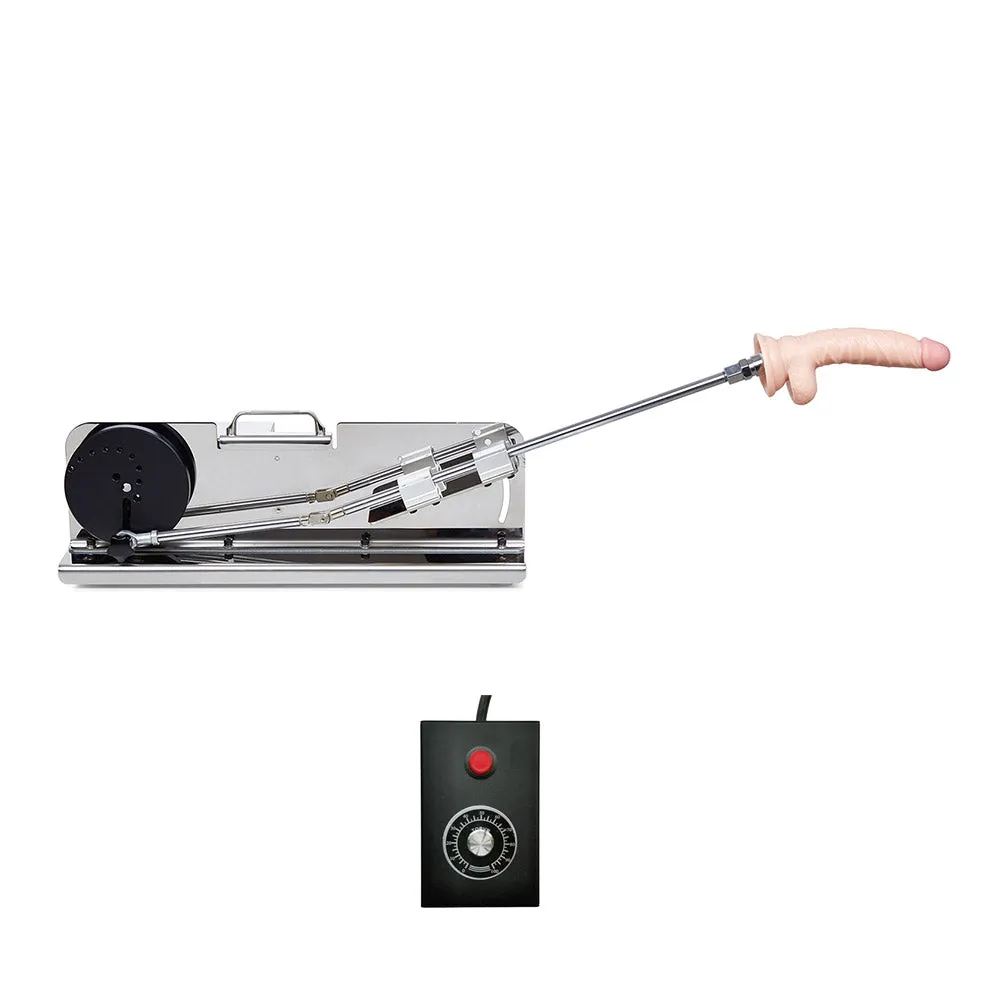 Lustti Classic Sex Machine FM08 with 120-Watt Motor. Anti-Rotation Connecting System