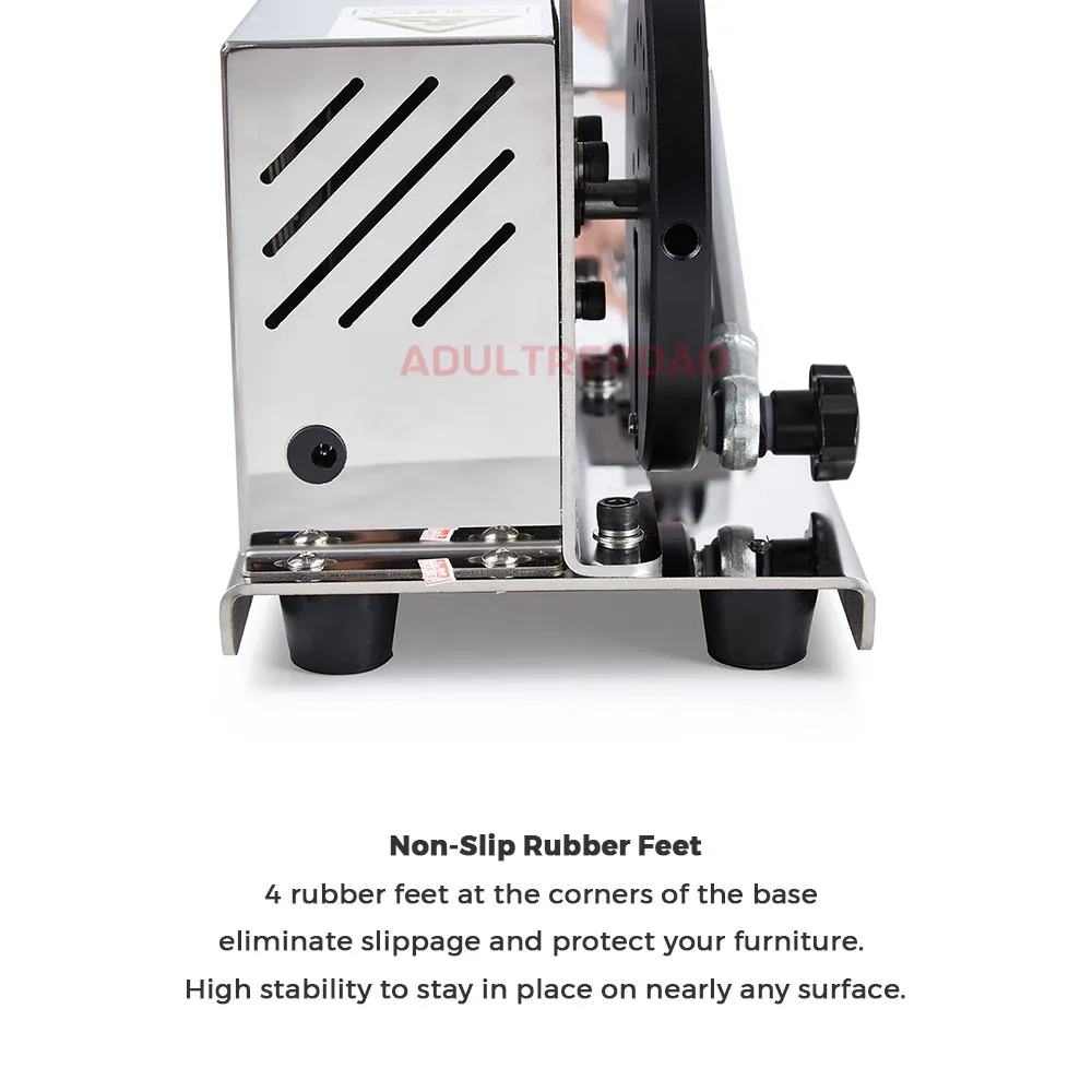 Lustti Classic Sex Machine FM08 with 120-Watt Motor. Anti-Rotation Connecting System