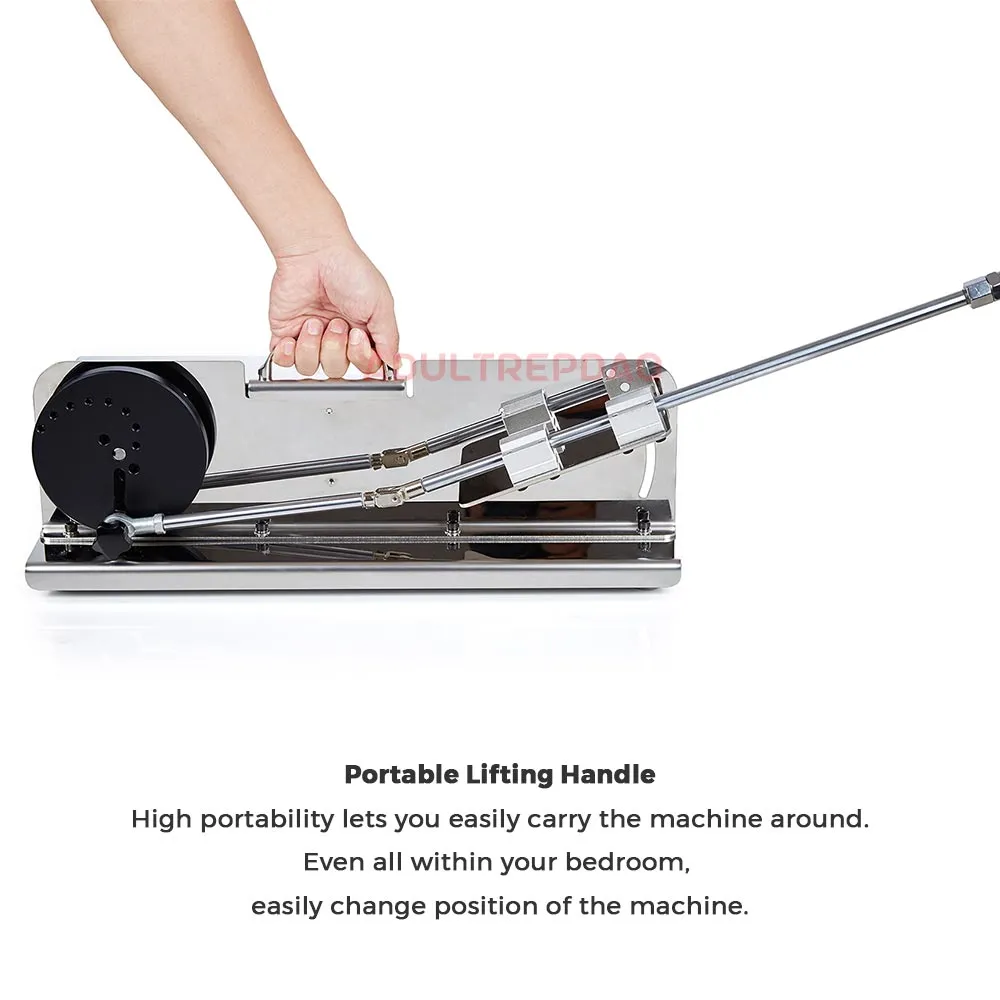 Lustti Classic Sex Machine FM08 with 120-Watt Motor. Anti-Rotation Connecting System