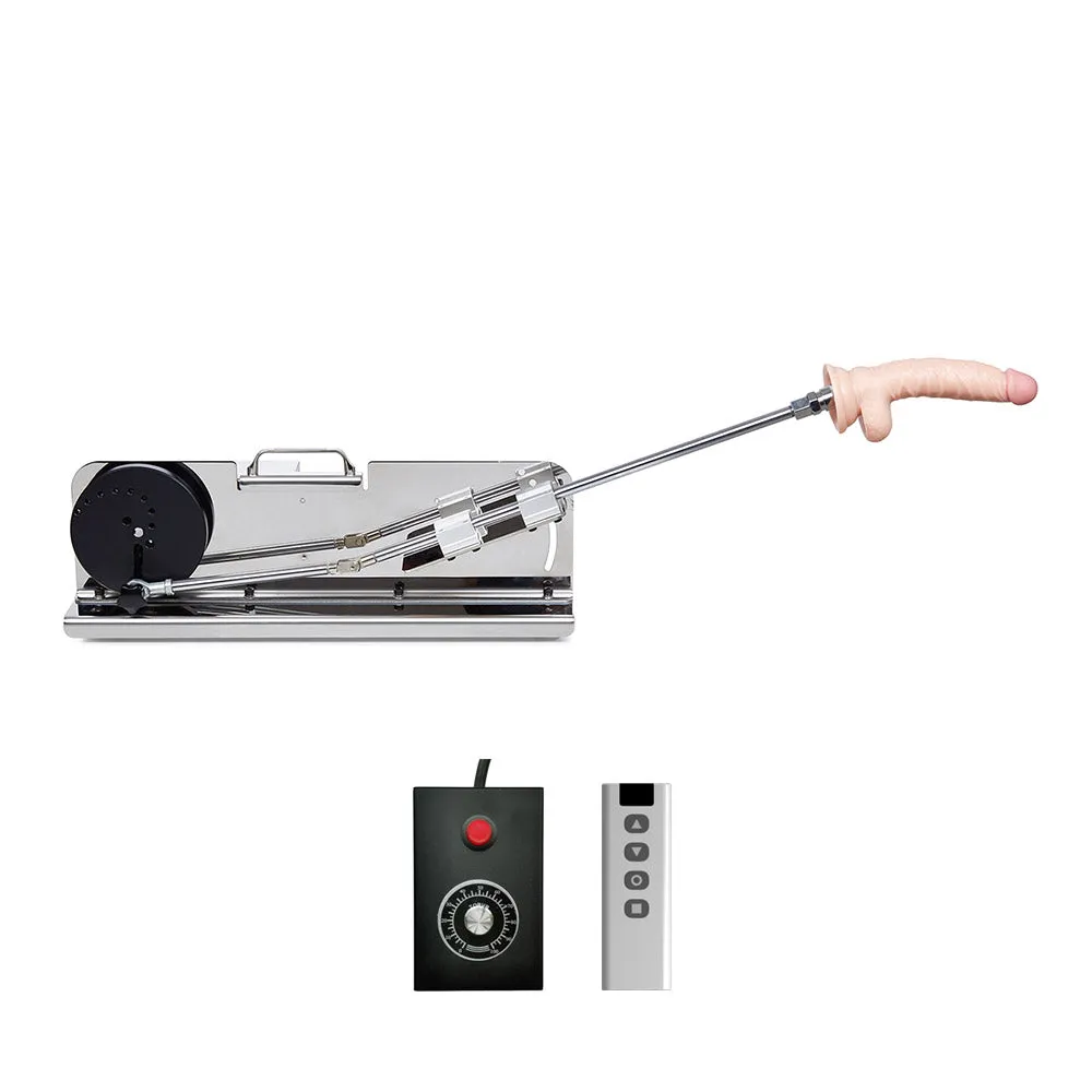 Lustti Classic Sex Machine FM08 with 120-Watt Motor. Anti-Rotation Connecting System
