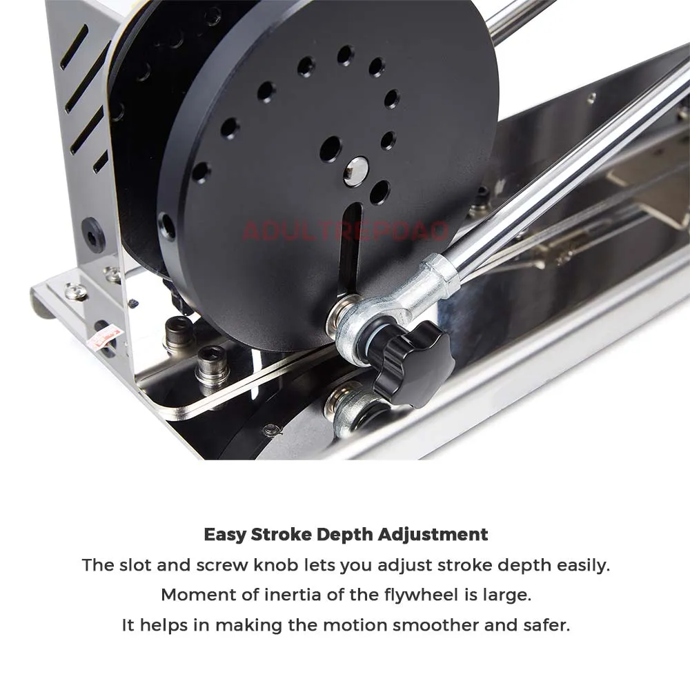 Lustti Classic Sex Machine FM08 with 120-Watt Motor. Anti-Rotation Connecting System