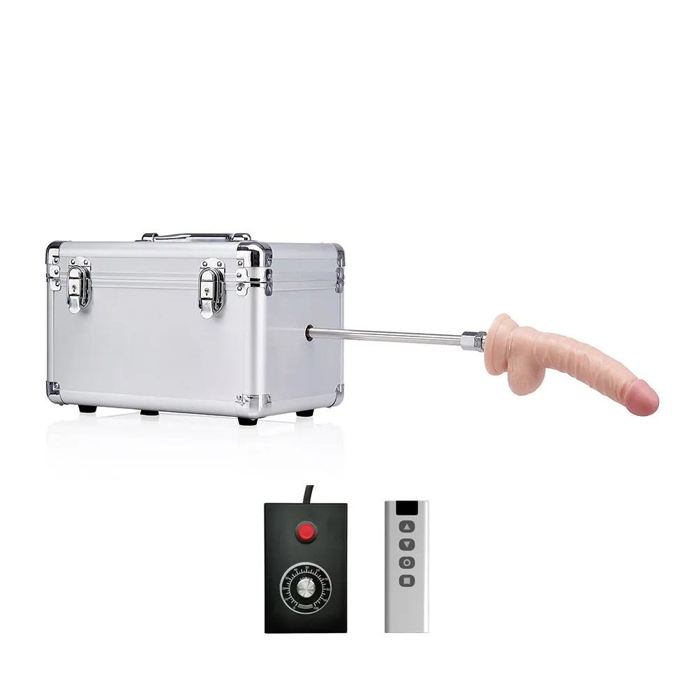 Lustti Fuck Toolbox Sex Machine FM05 with 120-Watt Motor. Anti-Rotation Connecting System