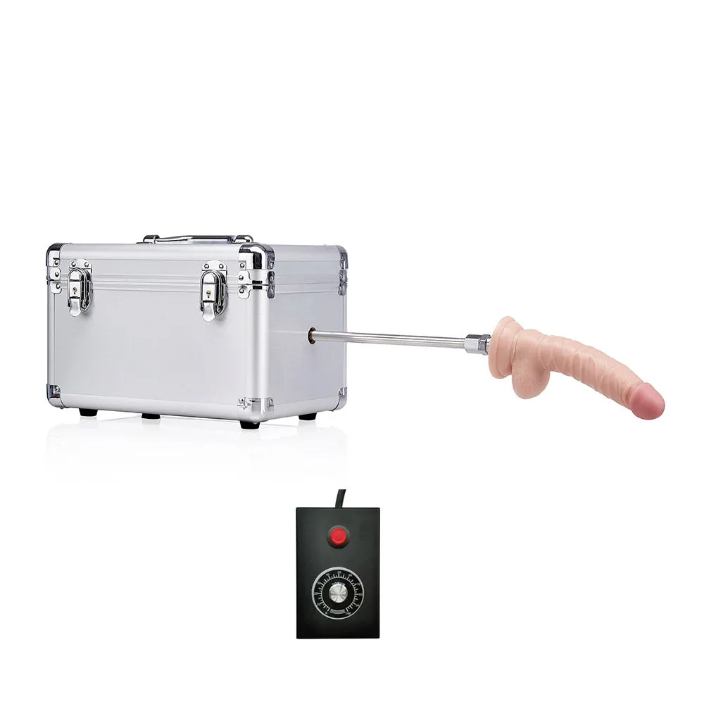 Lustti Fuck Toolbox Sex Machine FM05 with 120-Watt Motor. Anti-Rotation Connecting System